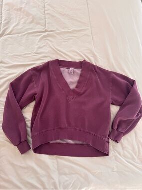 VS Pink V-Neck Sweatshirt